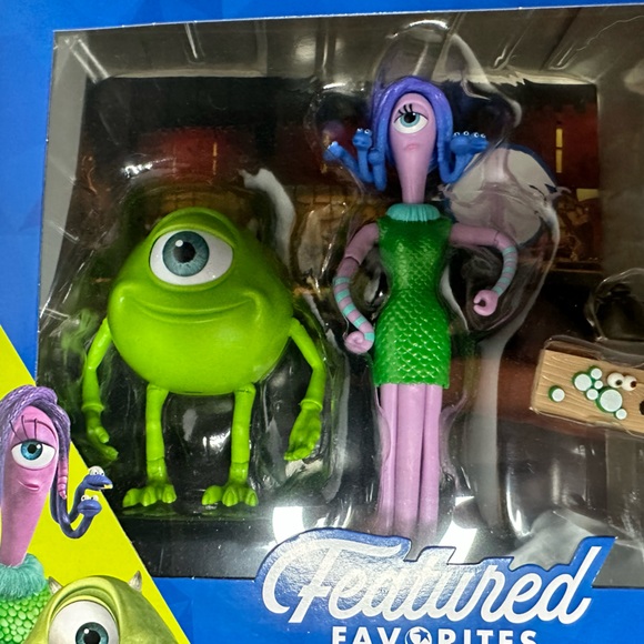 Disney Pixar Monsters Inc. Mike Wazowski and Celia Featured Favorites Figures - Picture 5 of 5